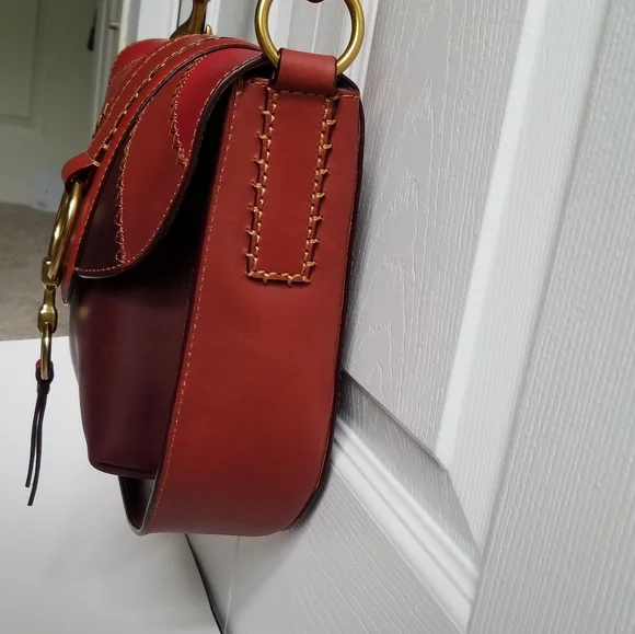 Frye colorblock saddle bag - Picture 6 of 10